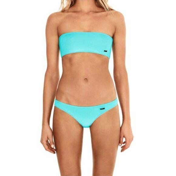 Triangl Blue Velvet strapless bikini - Picture 1 of 5
